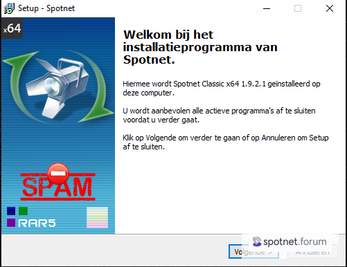 Installatiewizard (placeholder)